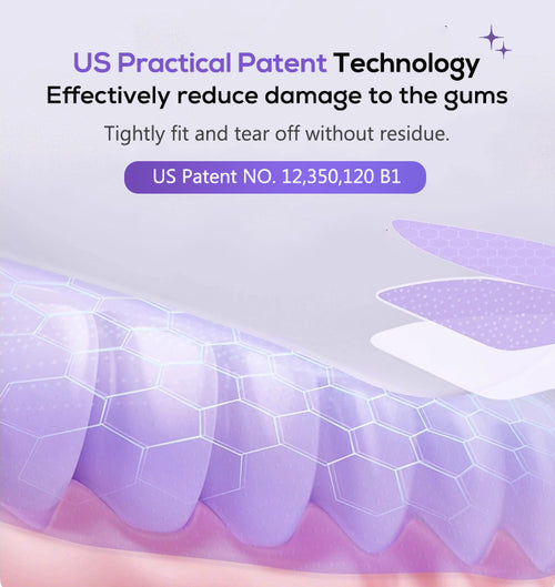 purple teeth whitening strips