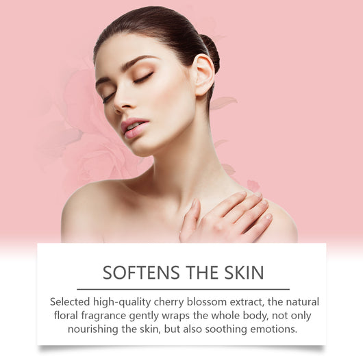 cherry blossom moisturizing shower gel