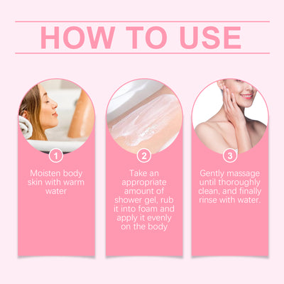 cherry blossom moisturizing shower gel