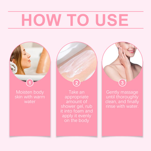cherry blossom moisturizing shower gel