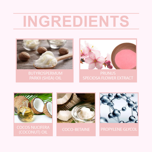 cherry blossom moisturizing shower gel